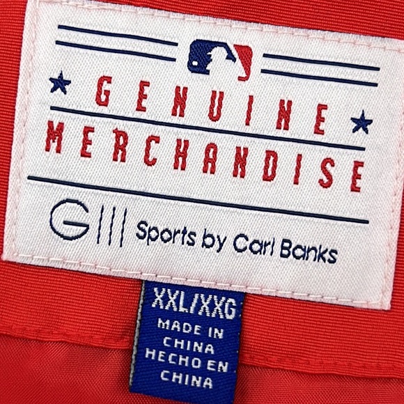 G-lll BOSTON RED SOX MENS SIZE XXL FULL ZIP WINDBREAKER RED BLUE JACKET - Picture 5 of 12